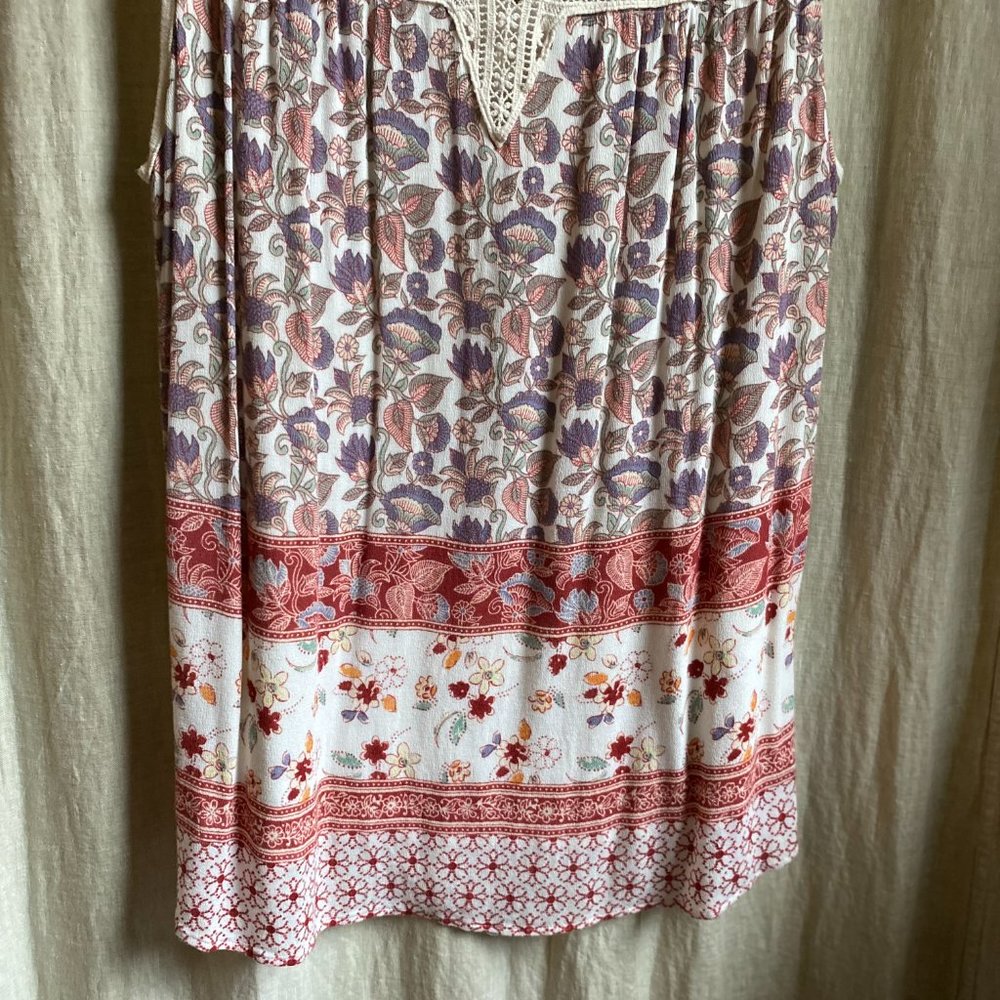 NWOT Anthro Maeve Sleeveless Blouse size L - Picture 8 of 9